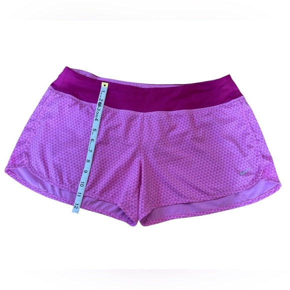 Nike Dri-FIT, Running Shorts Women’s, Size L, Purple Geometric 🏃‍♀️‍➡️ - Picture 4 of 11